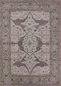 Mid-Century Modern Puce Purple Oriental Rug, urb1637