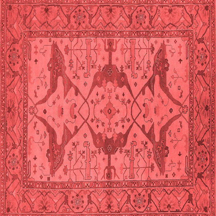 Oriental Red Industrial Rug, urb1637red