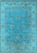 Oriental Light Blue Industrial Rug, urb1638lblu