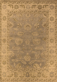 Oriental Brown Industrial Rug, urb1638brn