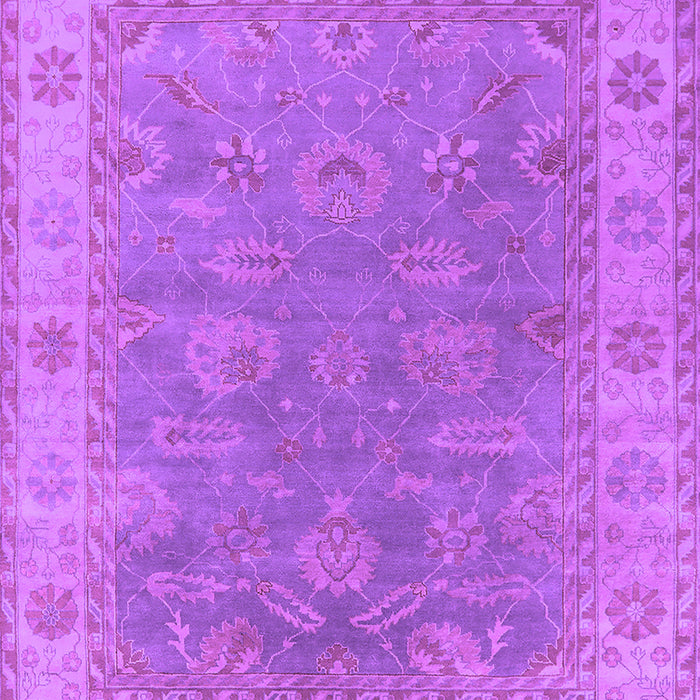 Machine Washable Oriental Purple Industrial Area Rugs, wshurb1638pur