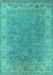 Oriental Turquoise Industrial Rug, urb1638turq