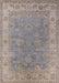 Mid-Century Modern Rose Purple Oriental Rug, urb1638