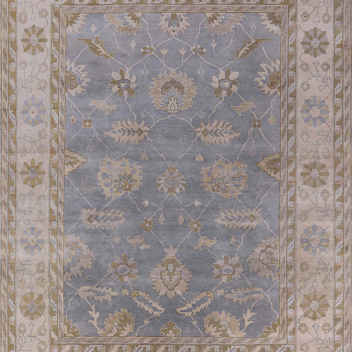 Mid-Century Modern Rose Purple Oriental Rug, urb1638