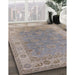 Machine Washable Industrial Modern Rose Dust Purple Rug in a Family Room, wshurb1638