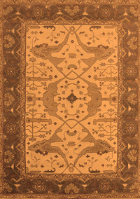 Oriental Orange Industrial Rug, urb1639org