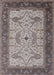 Mid-Century Modern Rosy Brown Pink Oriental Rug, urb1639