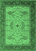 Oriental Emerald Green Industrial Rug, urb1639emgrn