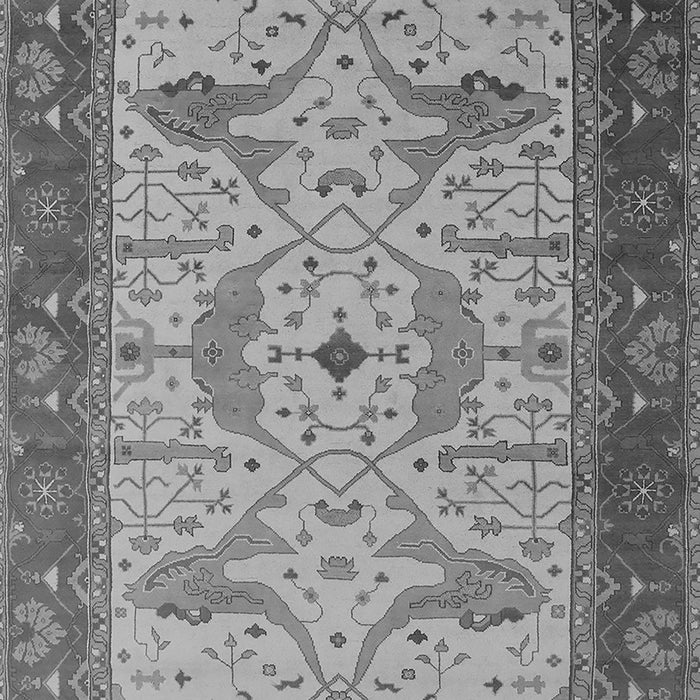 Machine Washable Oriental Gray Industrial Rug, wshurb1639gry