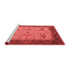 Industrial Red Washable Rugs