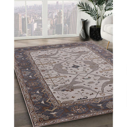 Machine Washable Industrial Modern Rosy Brown Pink Rug in a Family Room, wshurb1639