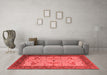 Industrial Red Washable Rugs