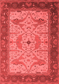 Oriental Red Industrial Rug, urb1639red