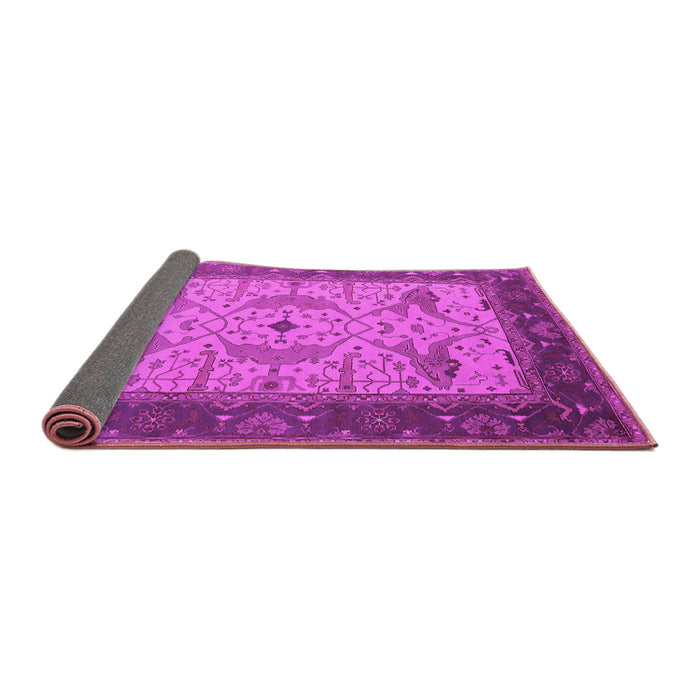 Sideview of Oriental Pink Industrial Rug, urb1639pnk