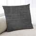 Lifestyle Image of Mid-Century Modern Urban Square Charcoal Black Throw Pillow, 18 inch by 18 inch, pwurb163