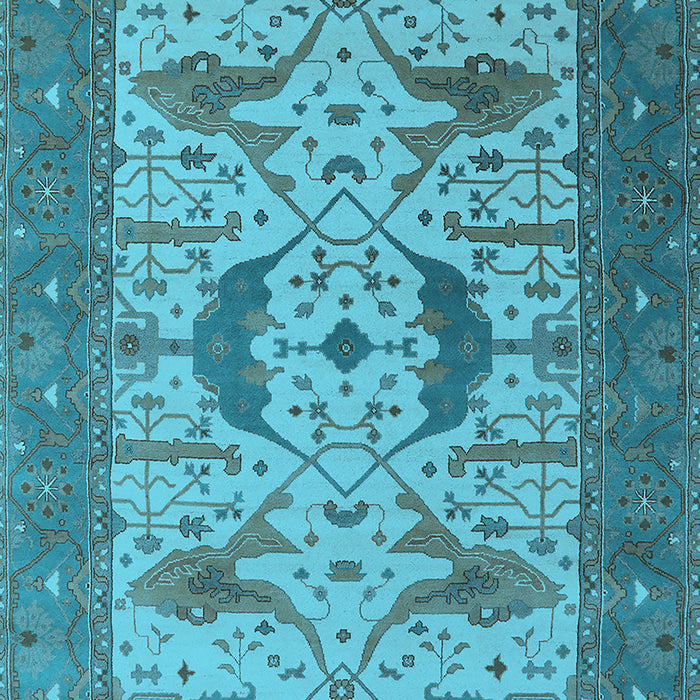 Oriental Light Blue Industrial Rug, urb1640lblu