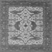 Square Oriental Gray Industrial Rug, urb1640gry