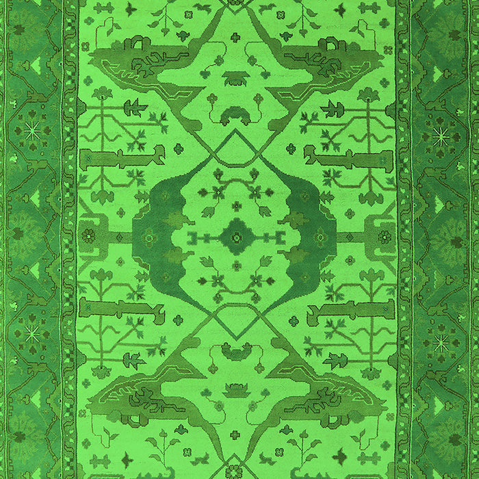 Oriental Green Industrial Rug, urb1640grn