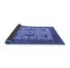 Sideview of Oriental Blue Industrial Rug, urb1640blu