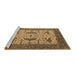 Sideview of Machine Washable Oriental Brown Industrial Rug, wshurb1640brn