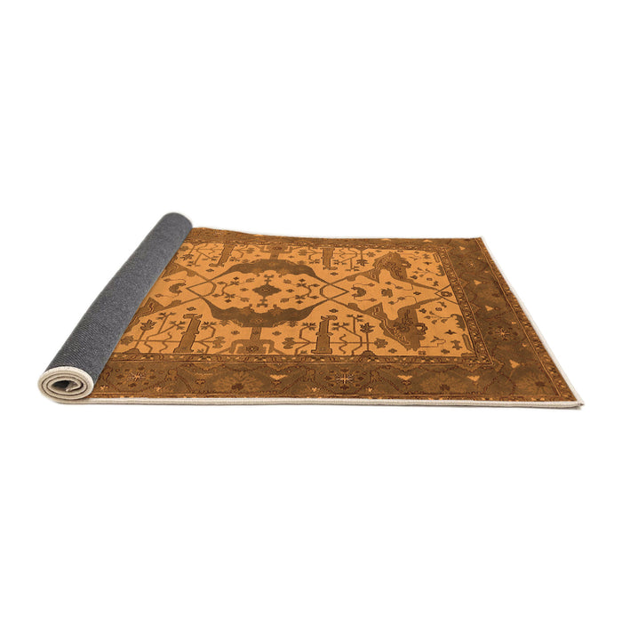 Sideview of Oriental Orange Industrial Rug, urb1640org