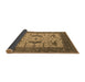 Sideview of Oriental Brown Industrial Rug, urb1640brn