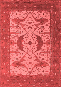 Oriental Red Industrial Rug, urb1640red