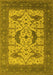 Oriental Yellow Industrial Rug, urb1640yw