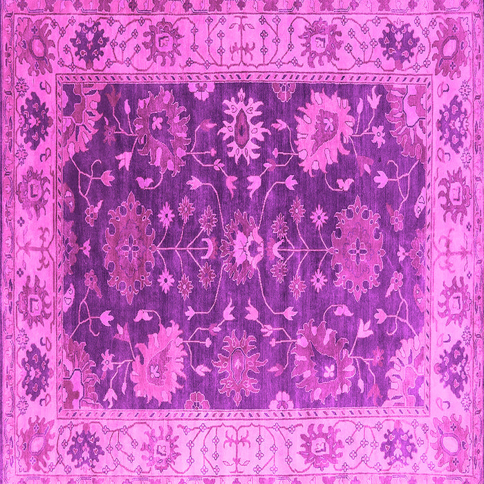 Square Oriental Pink Industrial Rug, urb1641pnk