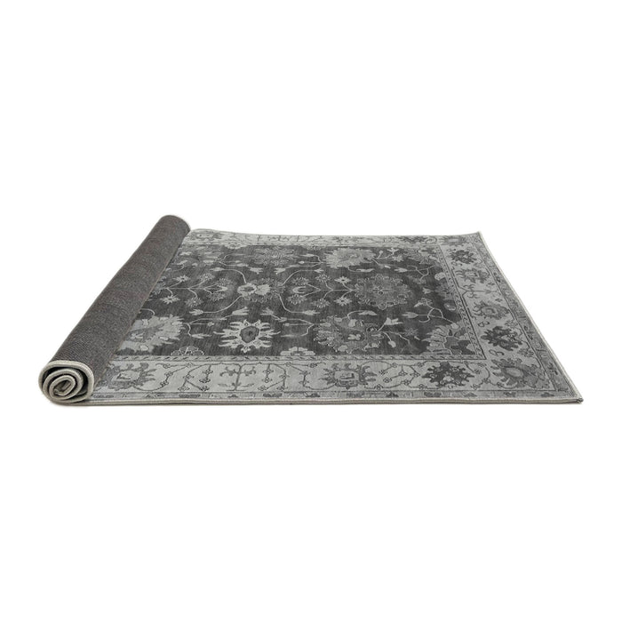 Sideview of Oriental Gray Industrial Rug, urb1641gry