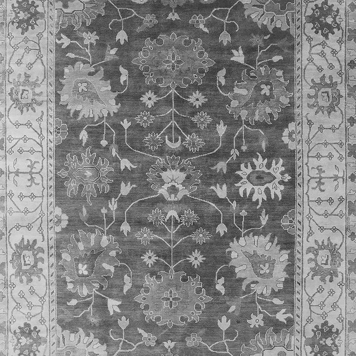 Machine Washable Oriental Gray Industrial Rug, wshurb1641gry