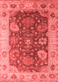 Oriental Red Industrial Rug, urb1641red