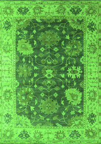 Oriental Green Industrial Rug, urb1641grn