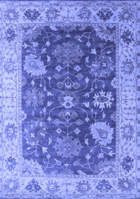 Oriental Blue Industrial Rug, urb1641blu