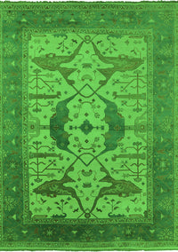 Oriental Green Industrial Rug, urb1642grn