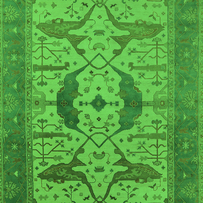Oriental Green Industrial Rug, urb1642grn