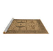 Sideview of Machine Washable Oriental Brown Industrial Rug, wshurb1642brn