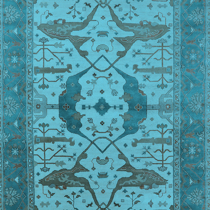 Oriental Light Blue Industrial Rug, urb1642lblu