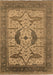 Oriental Brown Industrial Rug, urb1642brn