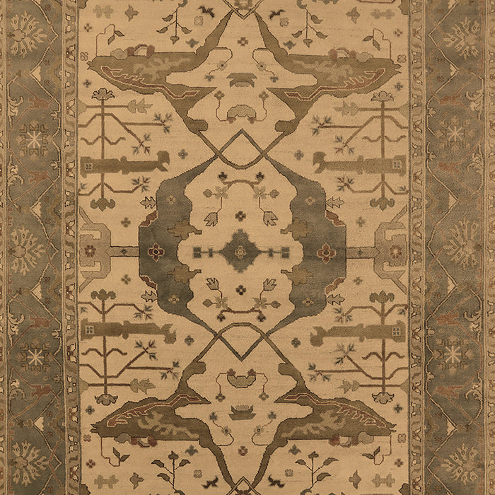 Oriental Brown Industrial Rug, urb1642brn