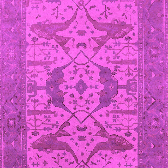 Machine Washable Oriental Pink Industrial Rug, wshurb1643pnk
