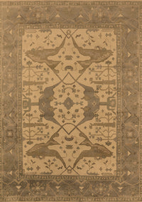 Oriental Brown Industrial Rug, urb1643brn