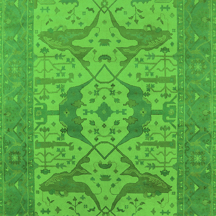 Oriental Green Industrial Rug, urb1643grn