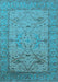 Oriental Light Blue Industrial Rug, urb1644lblu