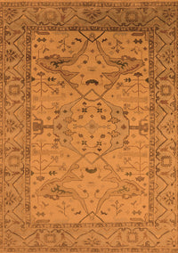 Oriental Orange Industrial Rug, urb1644org