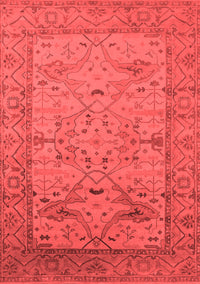 Oriental Red Industrial Rug, urb1644red