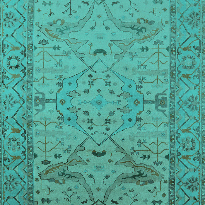 Oriental Turquoise Industrial Rug, urb1644turq