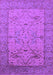 Machine Washable Oriental Purple Industrial Area Rugs, wshurb1644pur