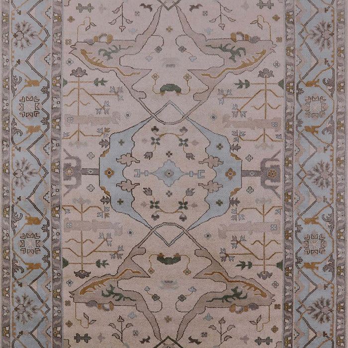 Mid-Century Modern Puce Purple Oriental Rug, urb1644