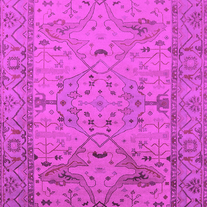 Machine Washable Oriental Pink Industrial Rug, wshurb1644pnk